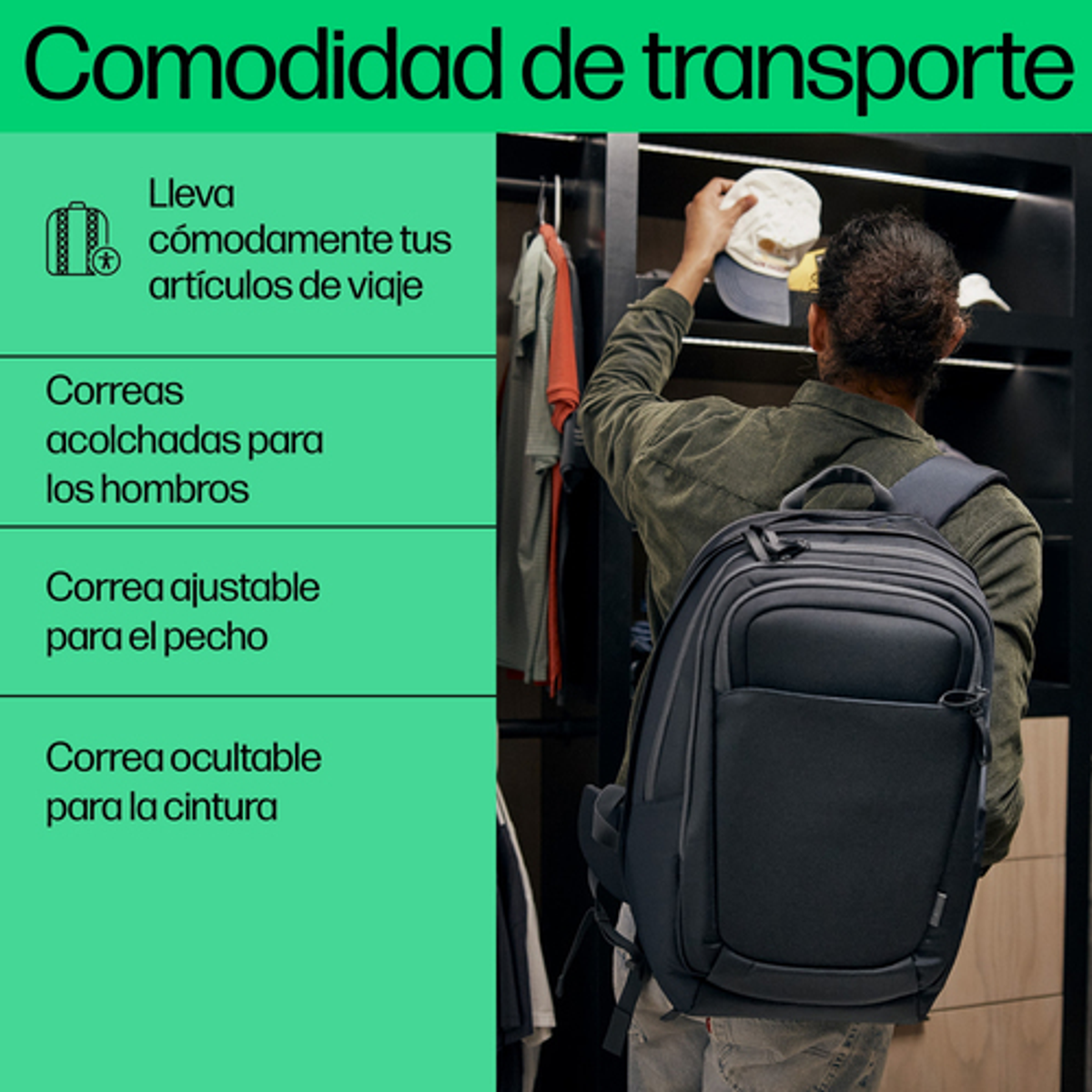 Mochila para portátil HP A2CC9AA 17" Azul - vista 4