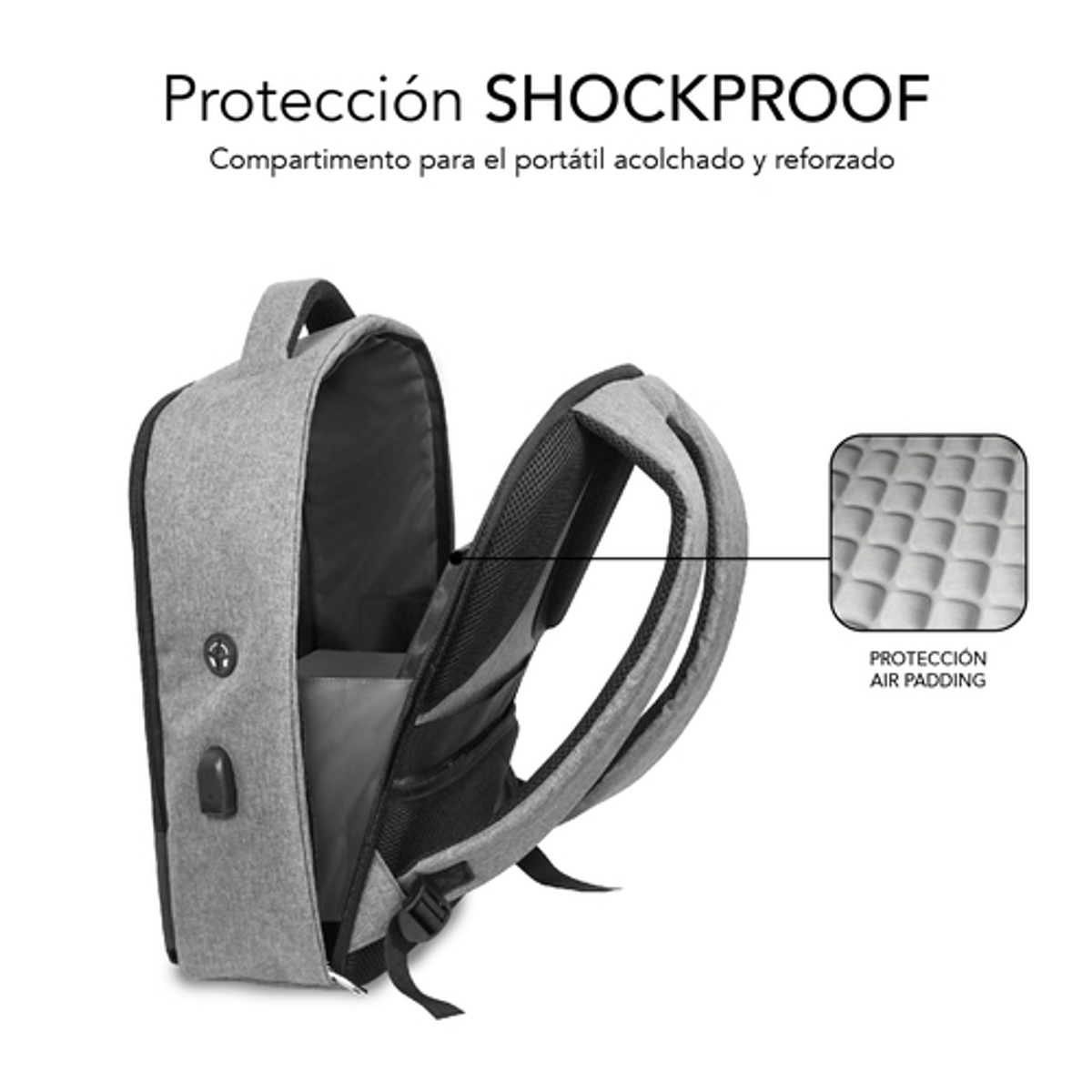 Mochila para portátil Subblim SUBBP-3SA1100 16" Negro - vista 5