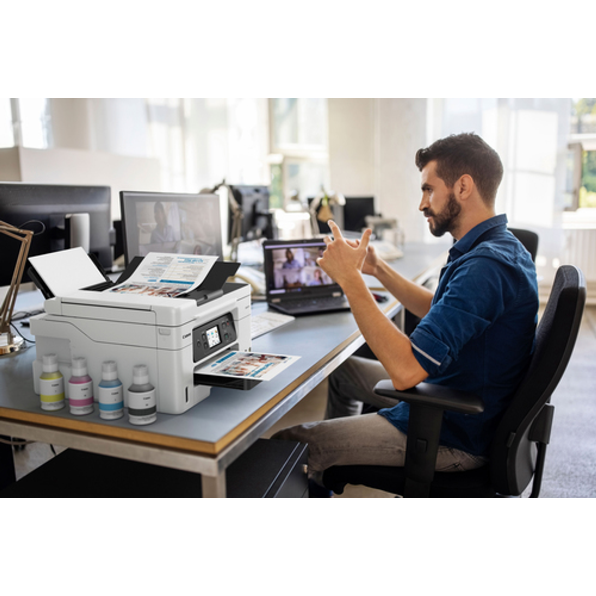 Impresora multifunción Canon MAXIFY GX4050 Inyección de tinta Color - vista 9