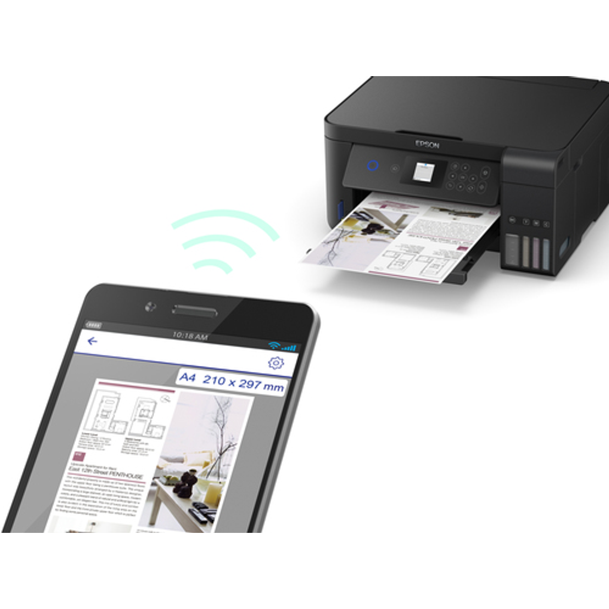 Impresora multifunción Epson EcoTank ET-2751 Inyección de tinta Monocromo - vista 6