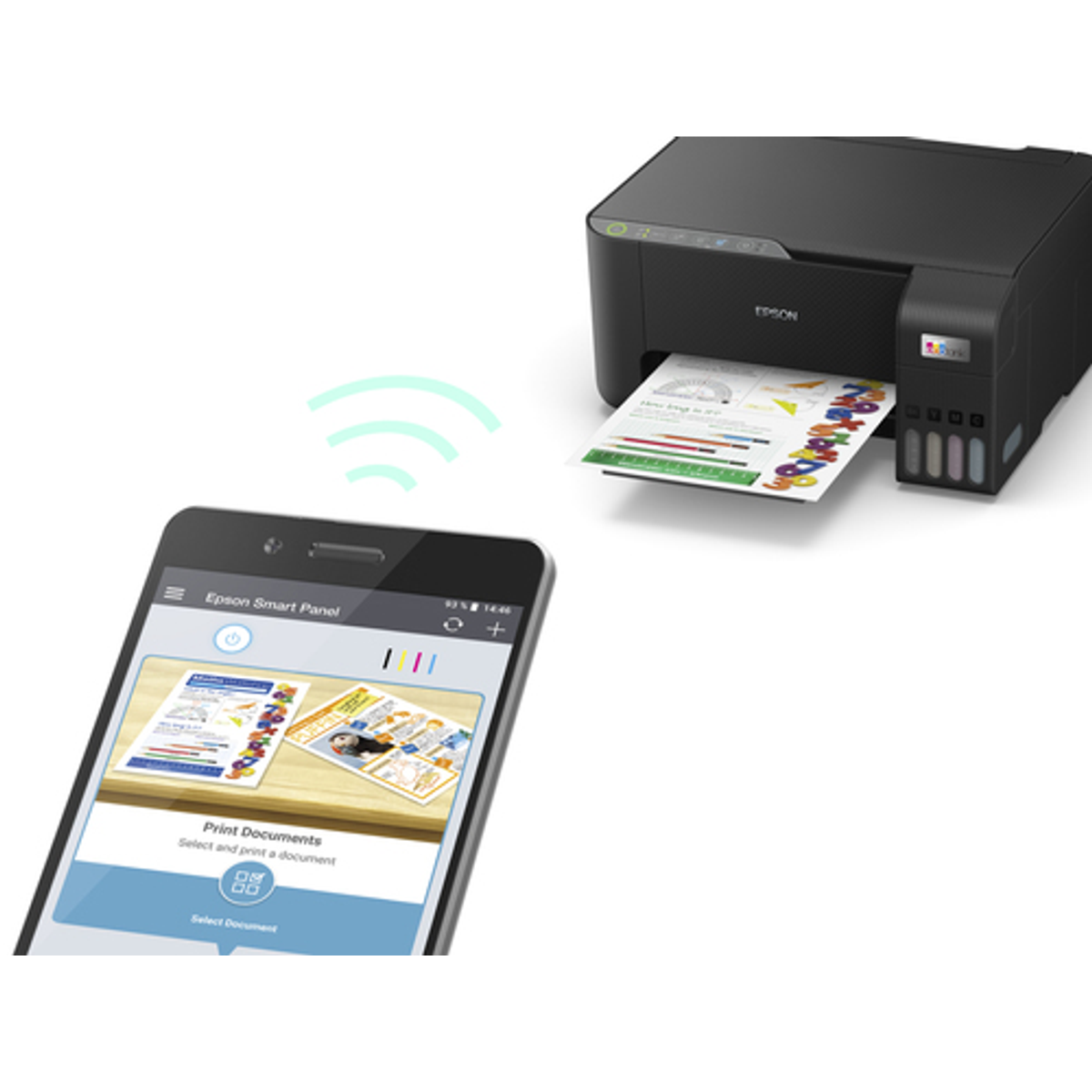 Impresora multifunción Epson EcoTank ET-2865 Inyección de tinta Color - vista 4