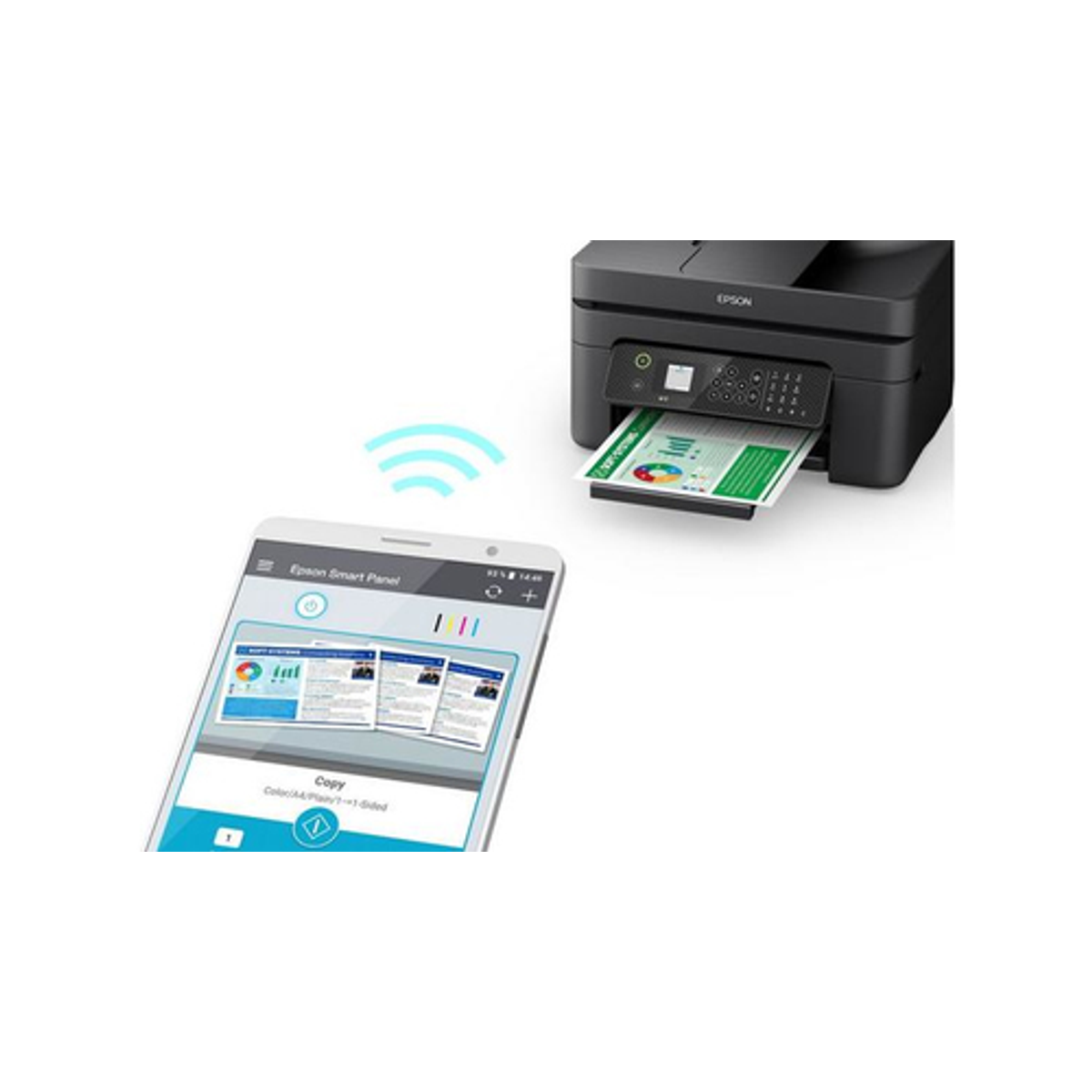 Impresora multifunción Epson WF-2930DWF Inyección de tinta Color - vista 6