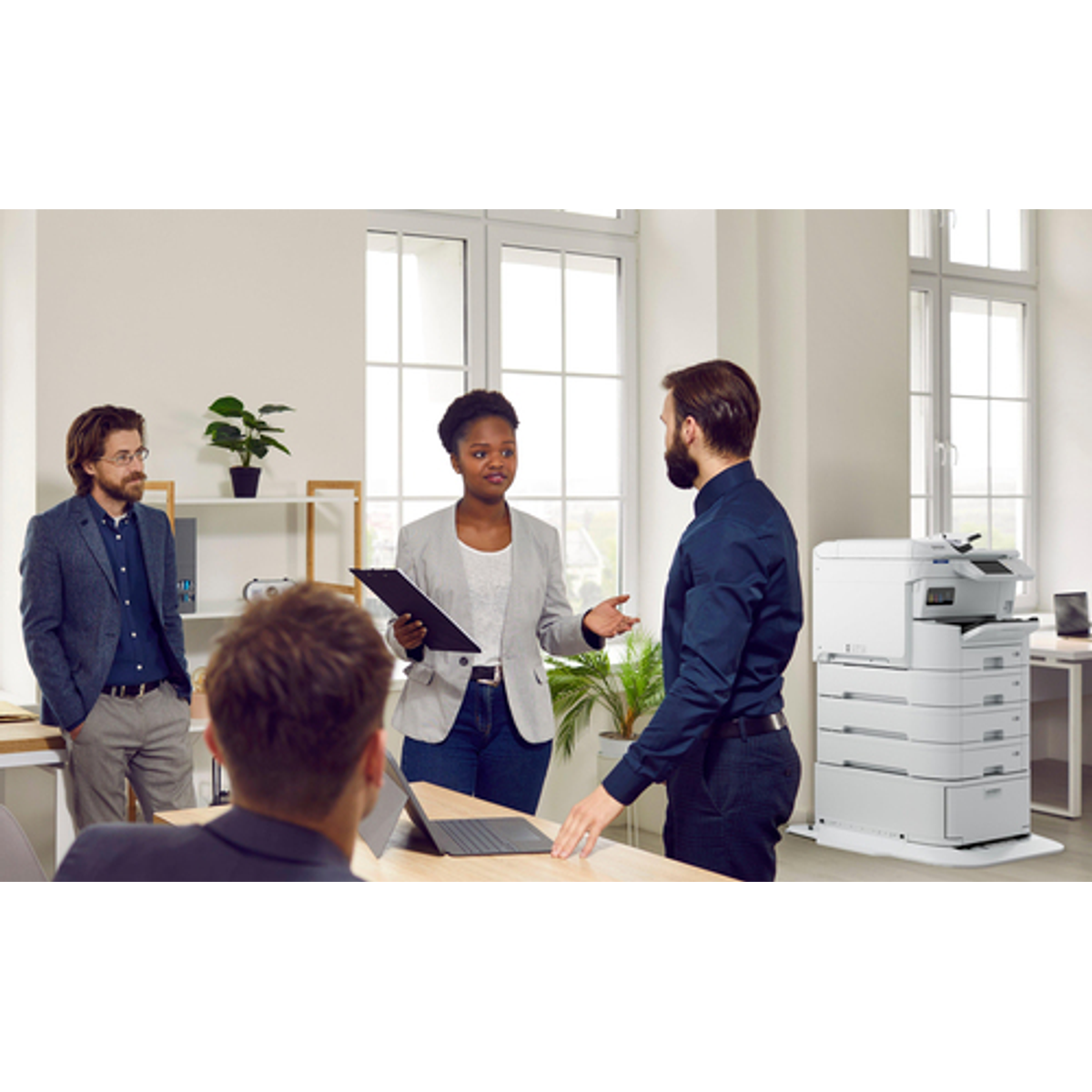 Impresora multifunción Epson WorkForce Pro EM-C7100DWF Inyección de tinta Color A3+ - vista 9