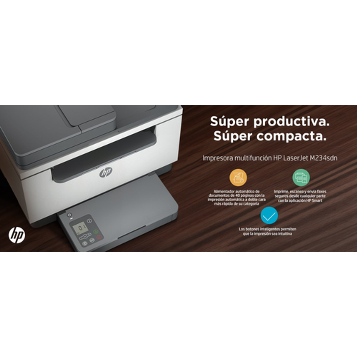 Impresora multifunción HP LaserJet M234sdn Monocromo - vista 7