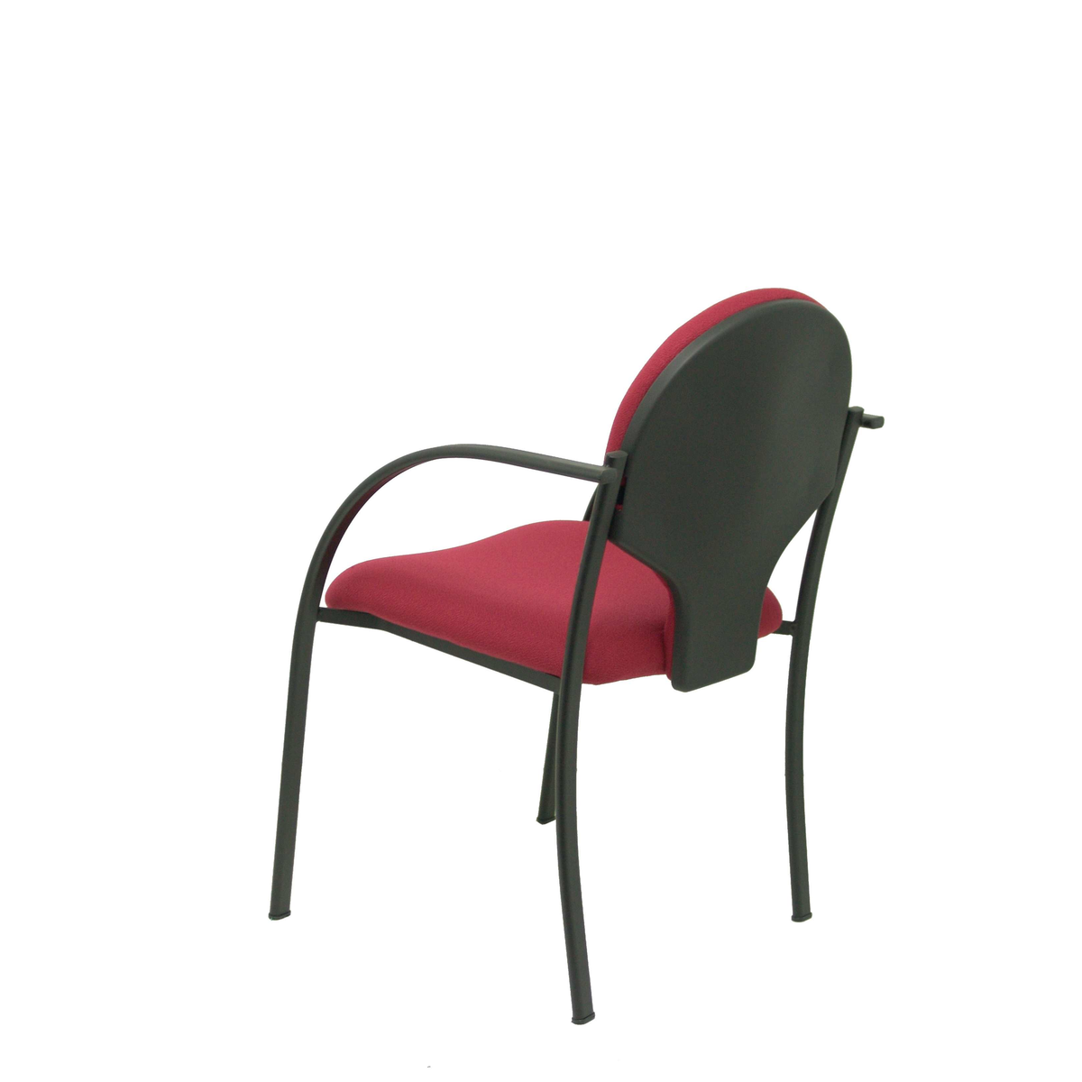 Pack de sillas Piqueras y Crespo Hellin Bali - Chasis negro · Pack 2 - Granate