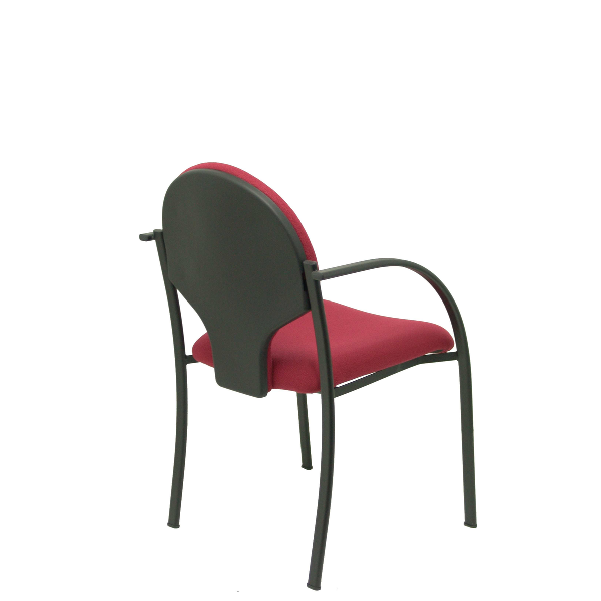 Pack de sillas Piqueras y Crespo Hellin Bali - Chasis negro · Pack 2 - Granate