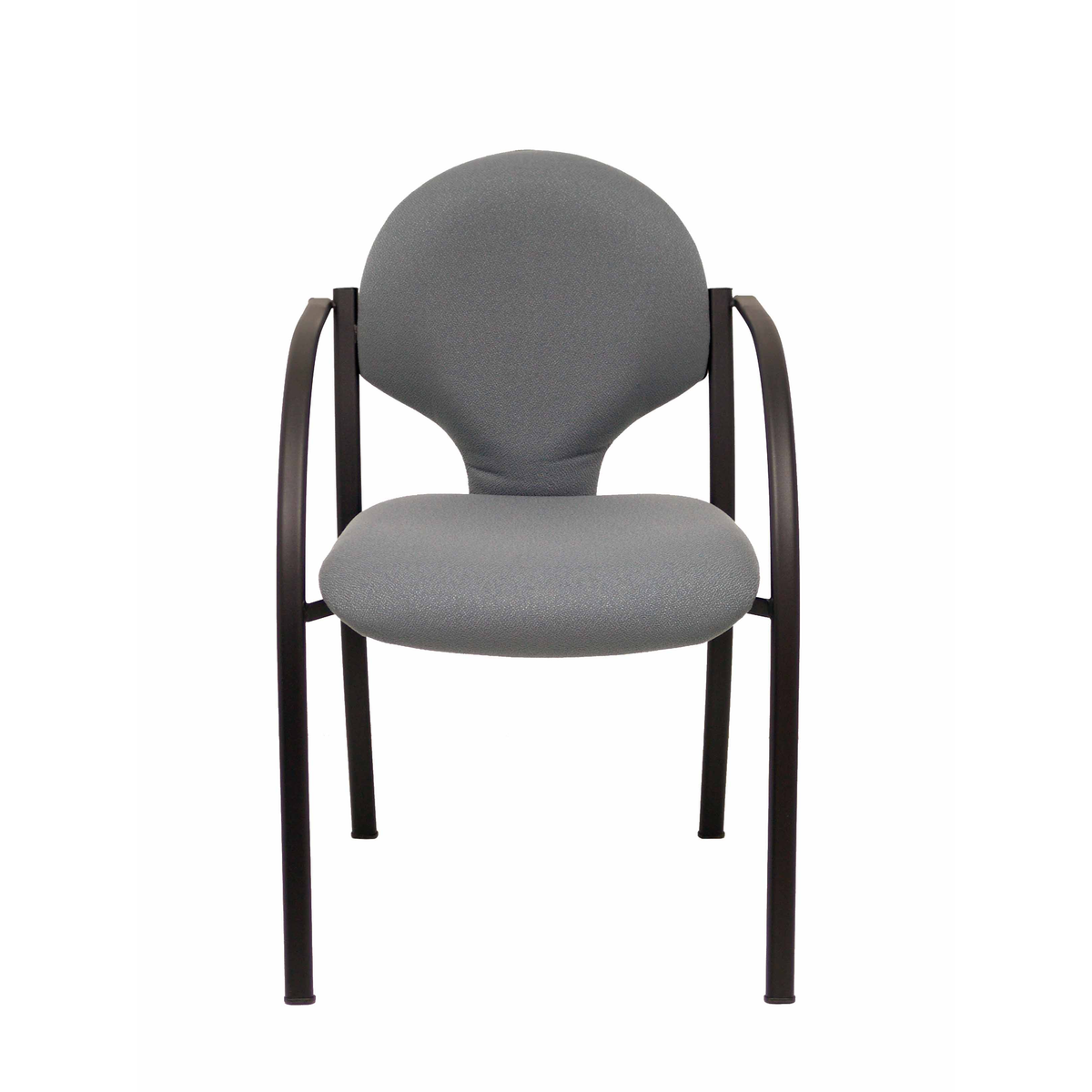 Pack de sillas Piqueras y Crespo Hellin Bali - Chasis negro · Pack 2 - Gris