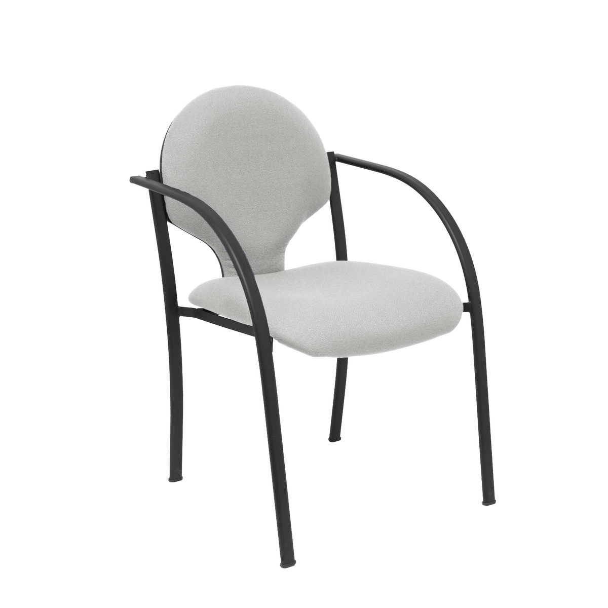 Pack de sillas Piqueras y Crespo Hellin Bali - Chasis negro · Pack 2 - Gris Claro