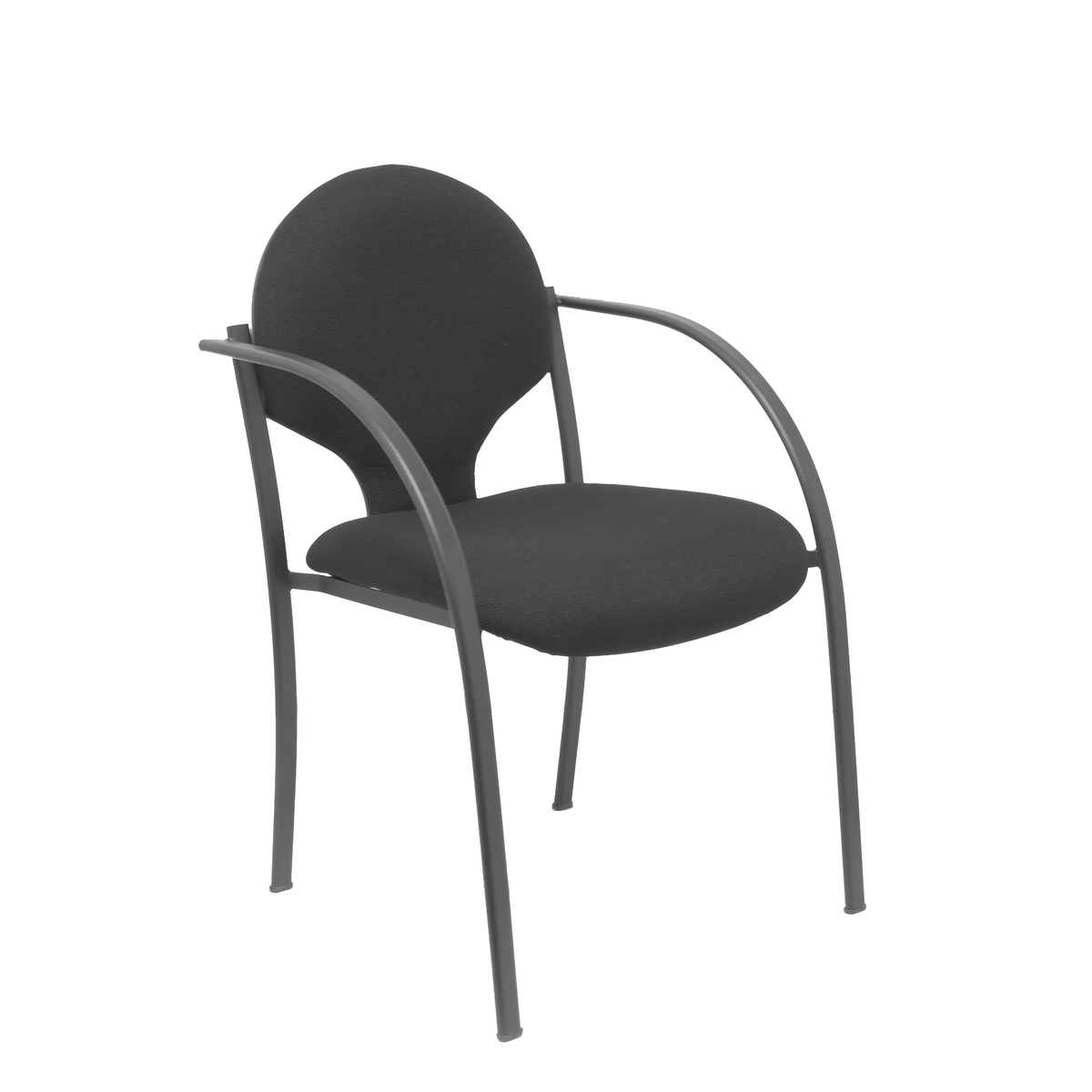 Pack de sillas Piqueras y Crespo Hellin Bali - Chasis negro · Pack 2 - Negro