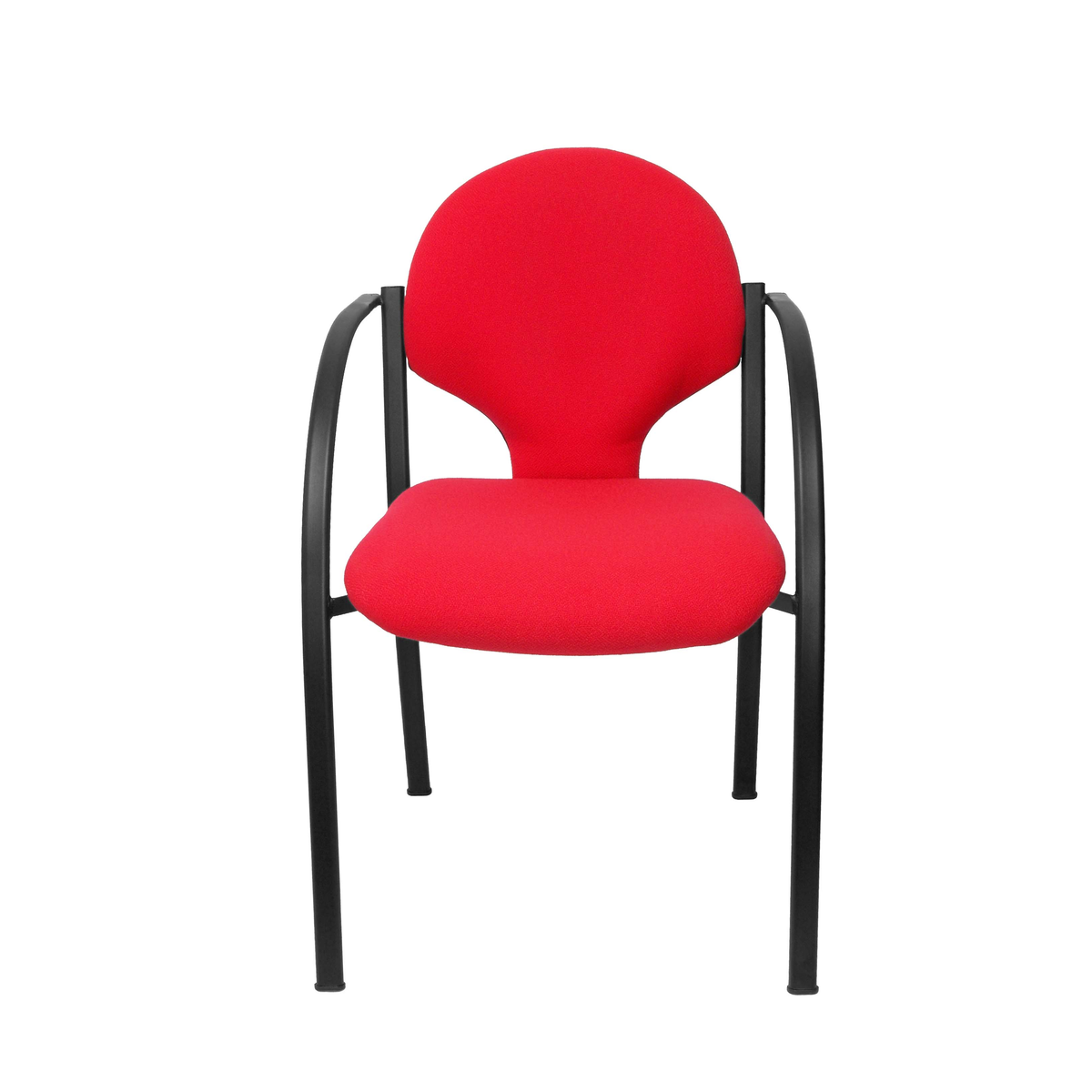 Pack de sillas Piqueras y Crespo Hellin Bali - Chasis negro · Pack 2 - Rojo
