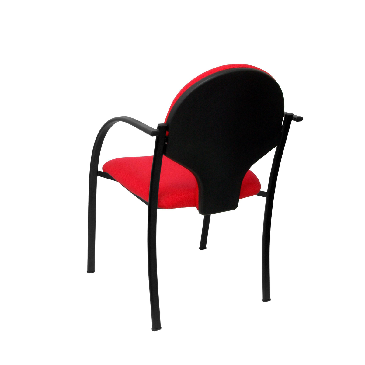 Pack de sillas Piqueras y Crespo Hellin Bali - Chasis negro · Pack 2 - Rojo