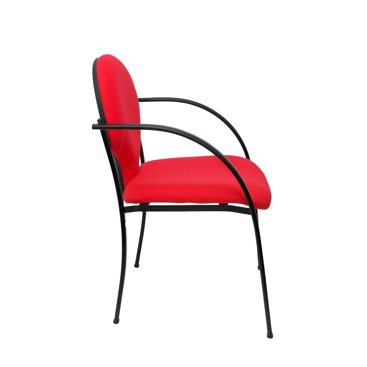 Pack de sillas Piqueras y Crespo Hellin Bali - Chasis negro · Pack 2 - Rojo