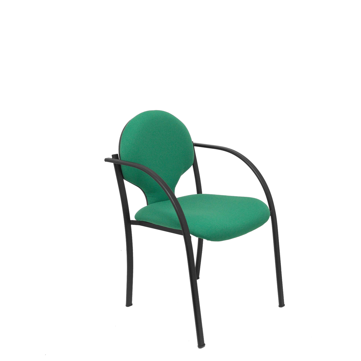 Pack de sillas Piqueras y Crespo Hellin Bali - Chasis negro · Pack 2 - Verde Esmeralda