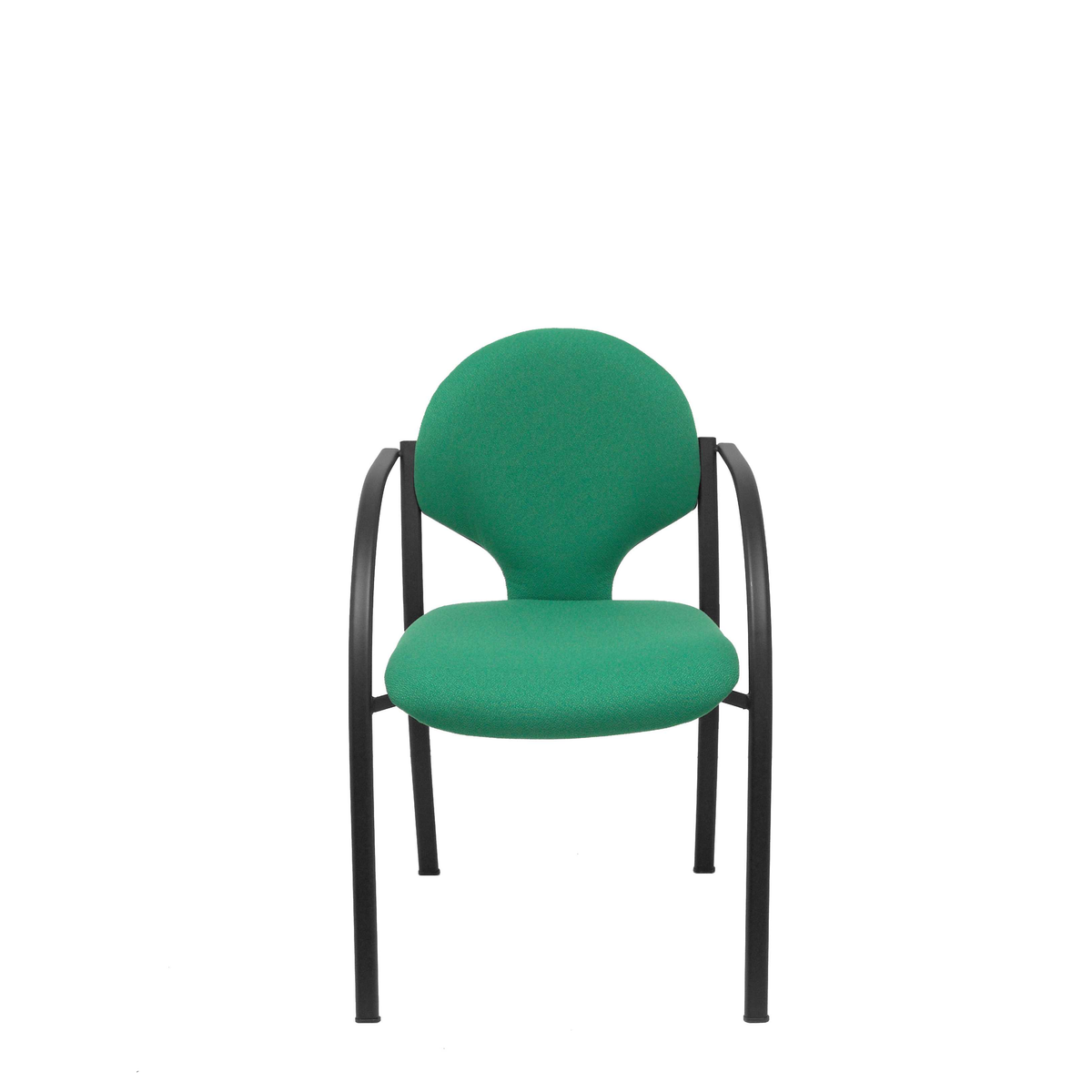 Pack de sillas Piqueras y Crespo Hellin Bali - Chasis negro · Pack 2 - Verde Esmeralda