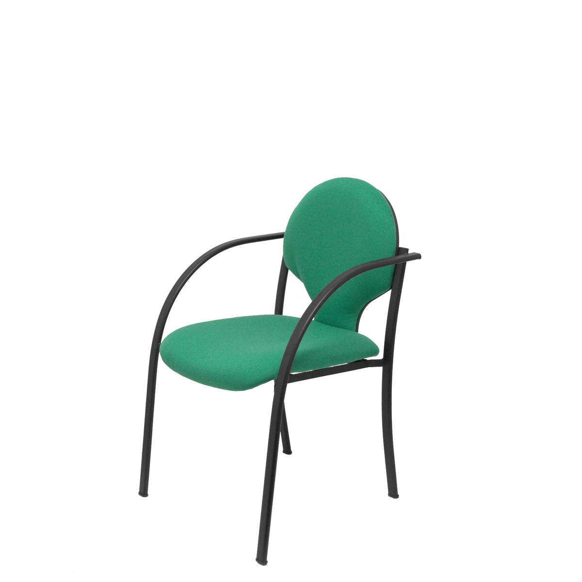 Pack de sillas Piqueras y Crespo Hellin Bali - Chasis negro · Pack 2 - Verde Esmeralda