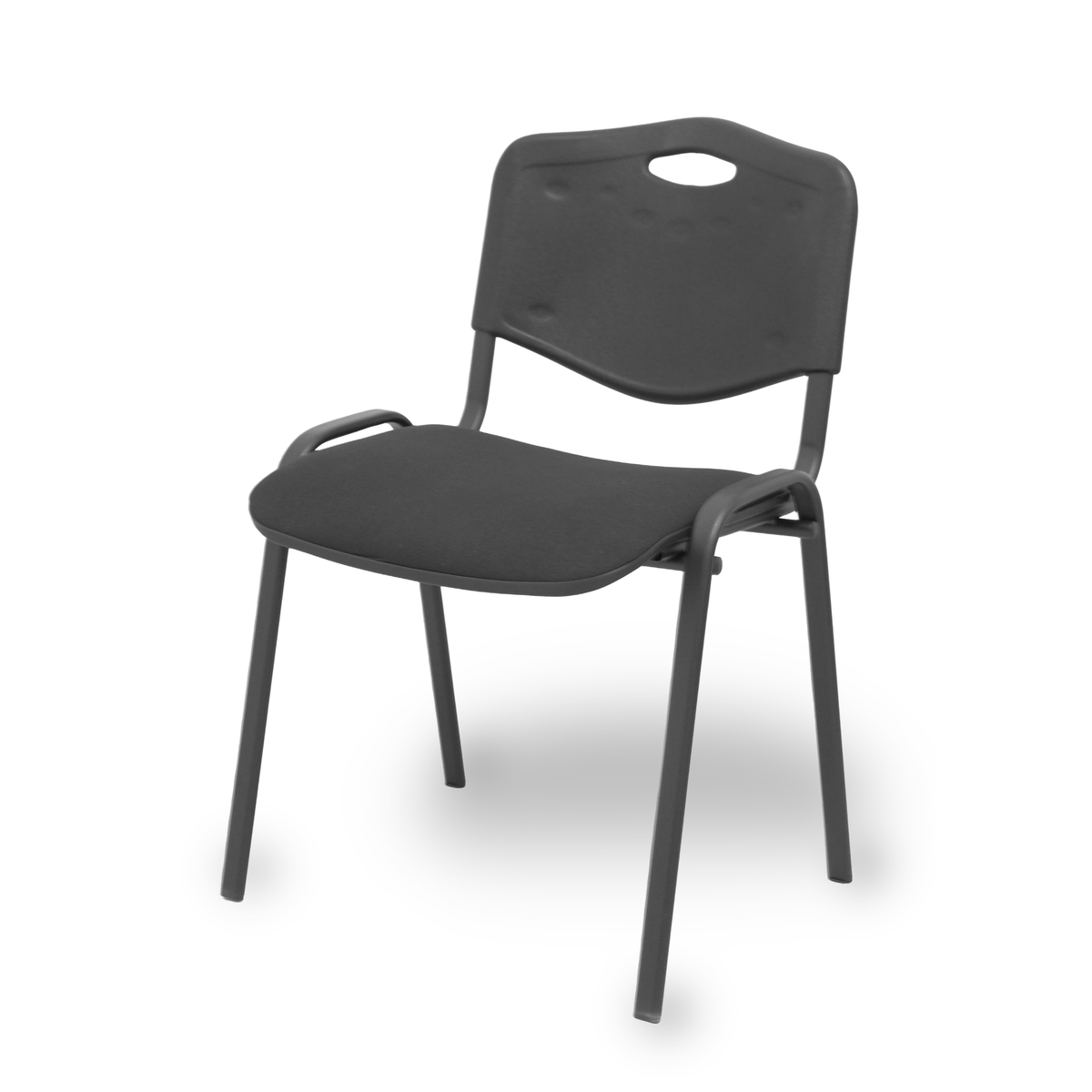 Pack de sillas Piqueras y Crespo Iso Mix Aran + Pvc - Pack 4 - Negro