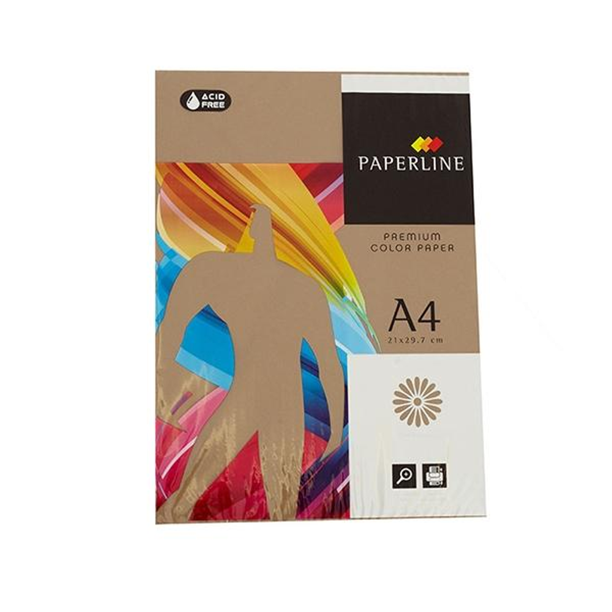 Papel de color Fabrisa Paq.500h 80g A4 Marron