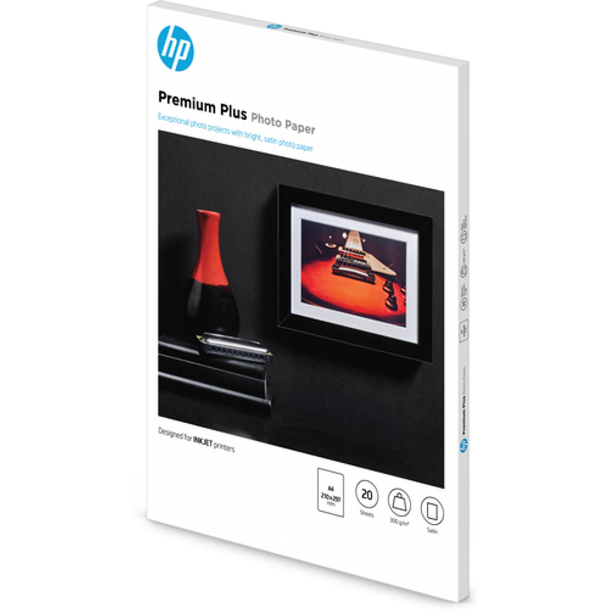 Papel fotográfico HP Papel Inkjet Foto Semiglossy Premium A4 300gr 20Hojas - vista 2