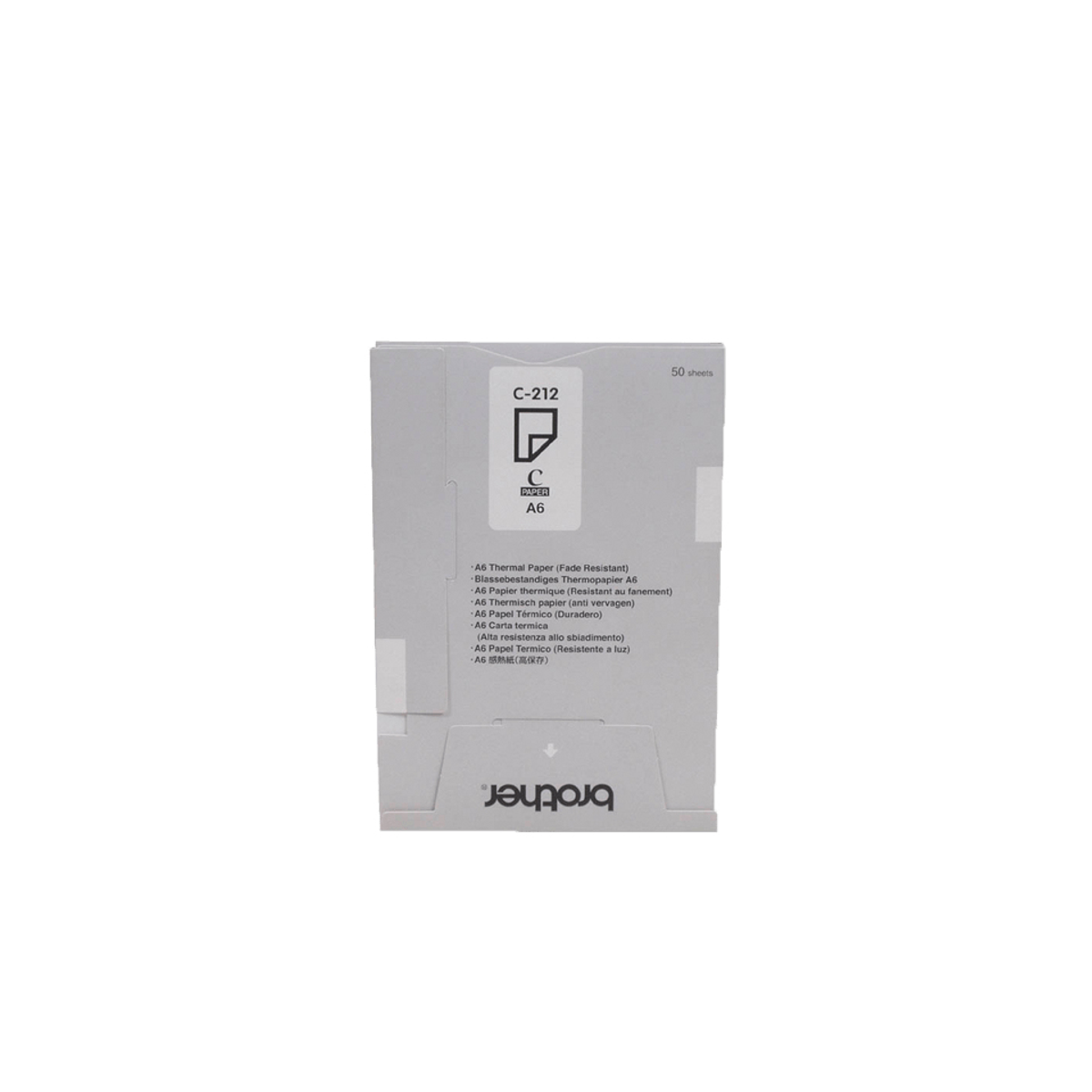 Papel térmico Brother A6 Therm Fade Resist Cas