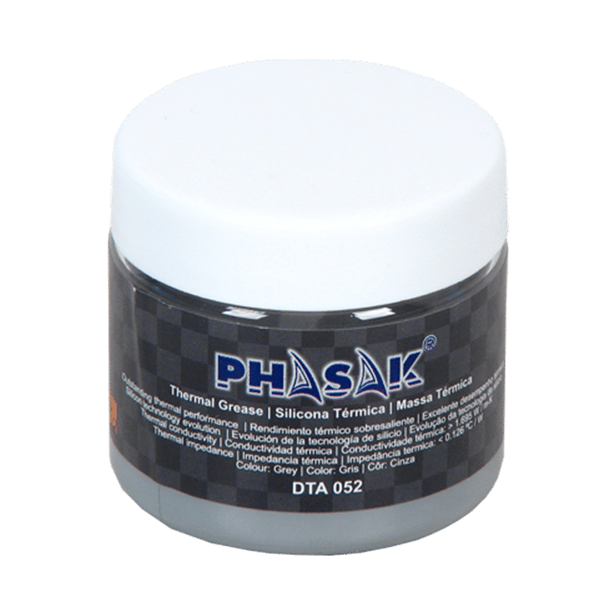 Pasta térmica Phasak gris plata en bote Phasak 50 gramos