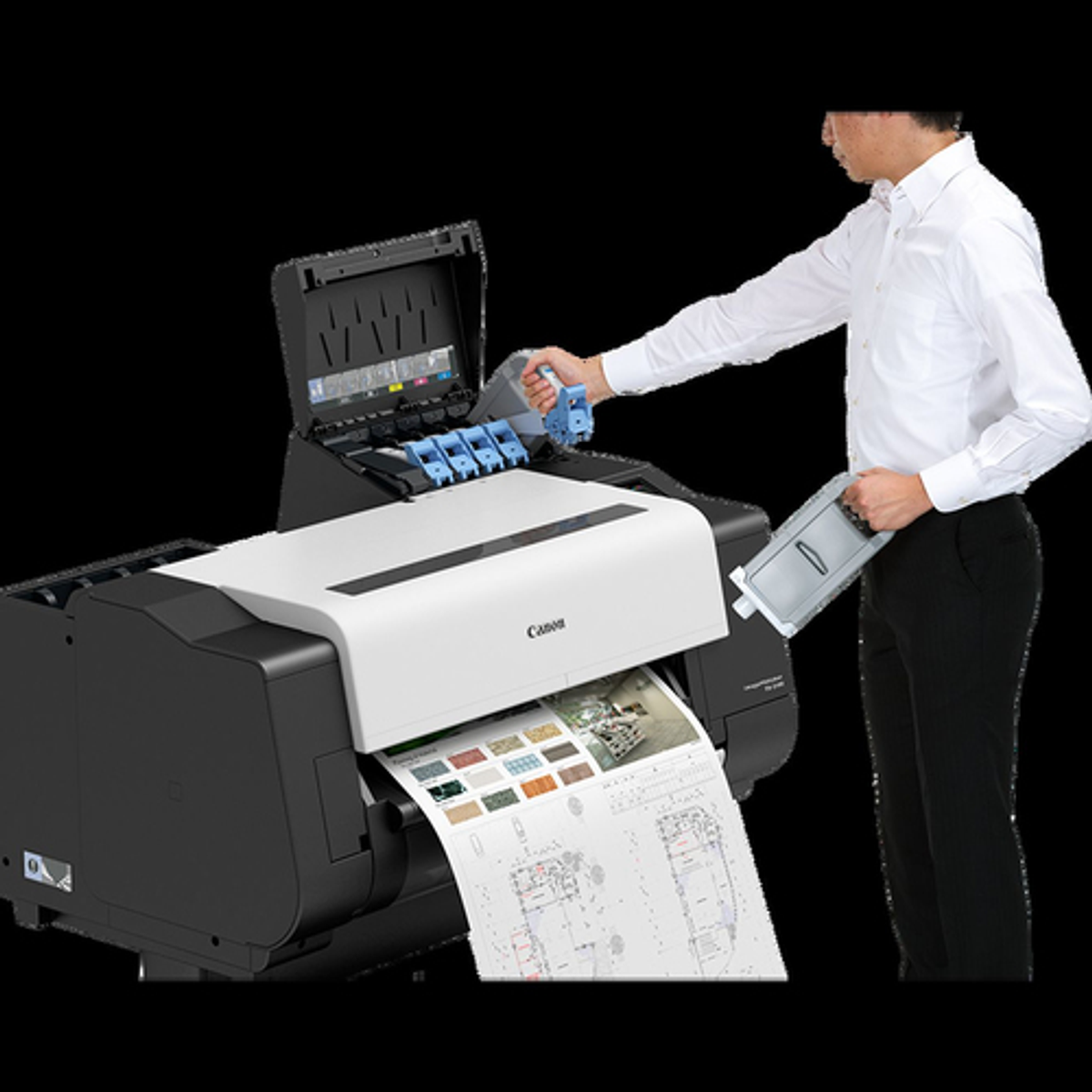 Plotter Canon imagePROGRAF TX-2100 24" A1 - vista 5
