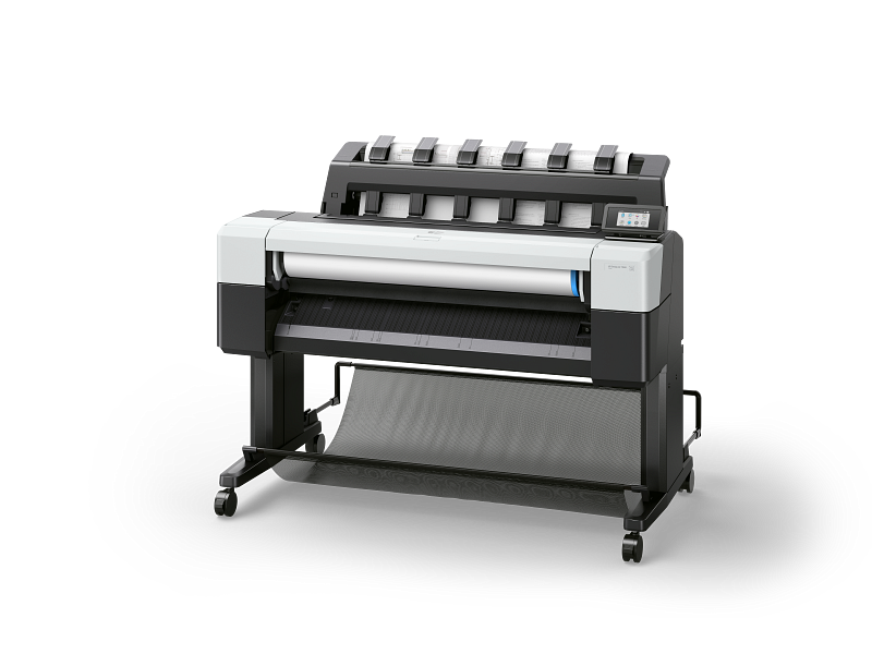 Plotter HP DesignJet T1600 36" Plus Edition — vista en perspectiva