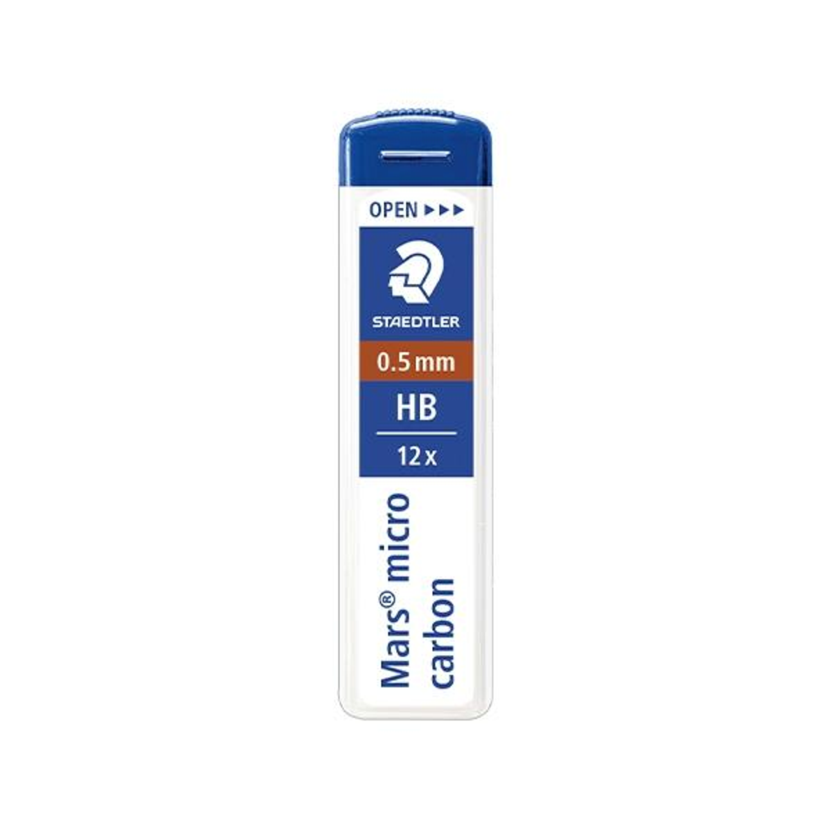 Portaminas Staedtler Tubo 12 Minas Mars Micro - Mina 0,5 Mm - Dureza Hb
