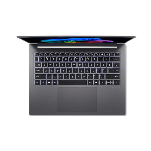 Portátil Acer TRAVELMATE X4 AI TMX414-51 Intel Core Ultra 5-226V 16 GB 512 GB SSD 14" Windows 11 Pro COPILOT+ vista teclado