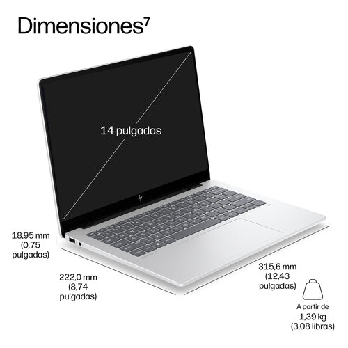 Portatil HP Elitebook8 G2i 14ai DG0M9ET vista 3