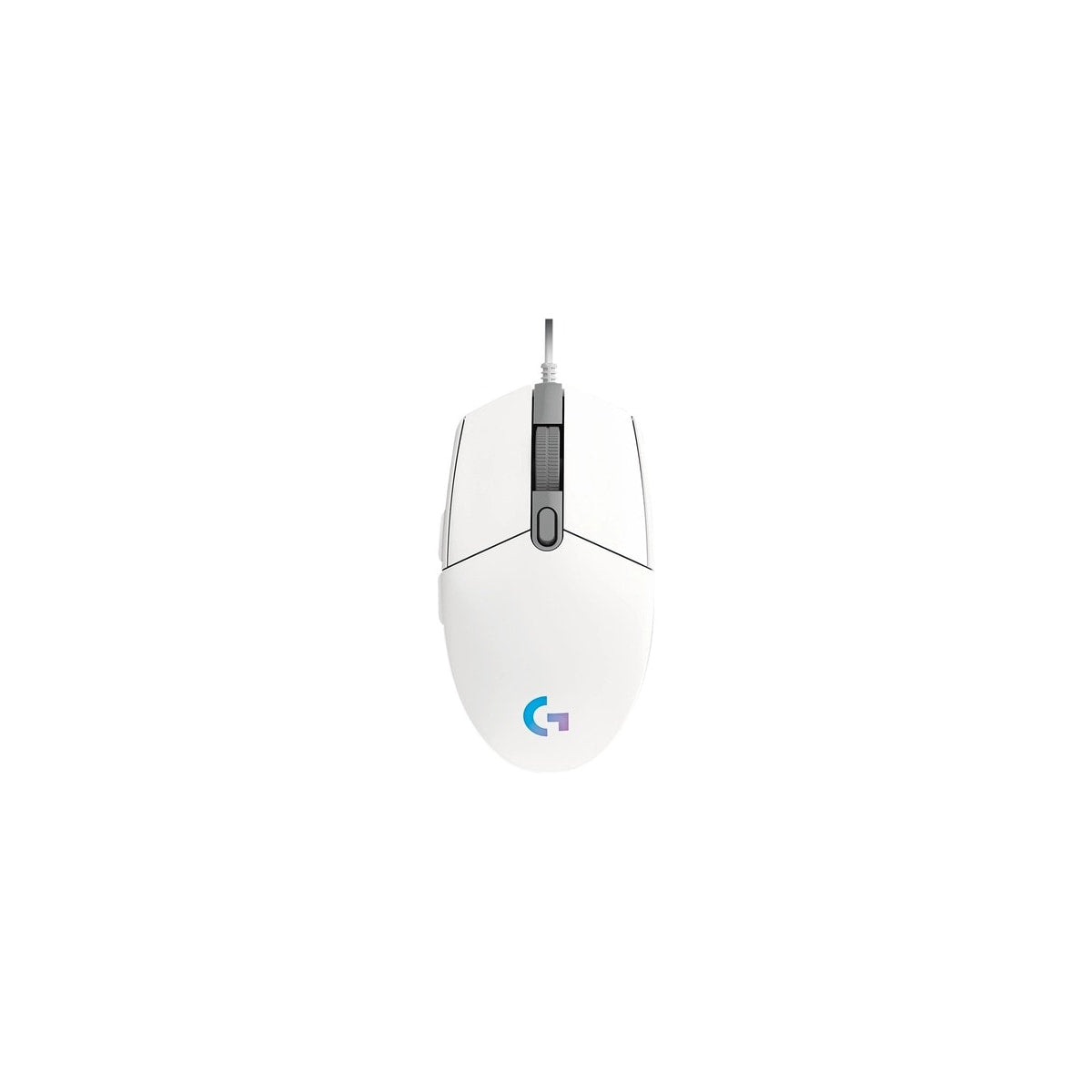 Ratón Logitech G203 LIGHTSYNC USB blanco, vista 3