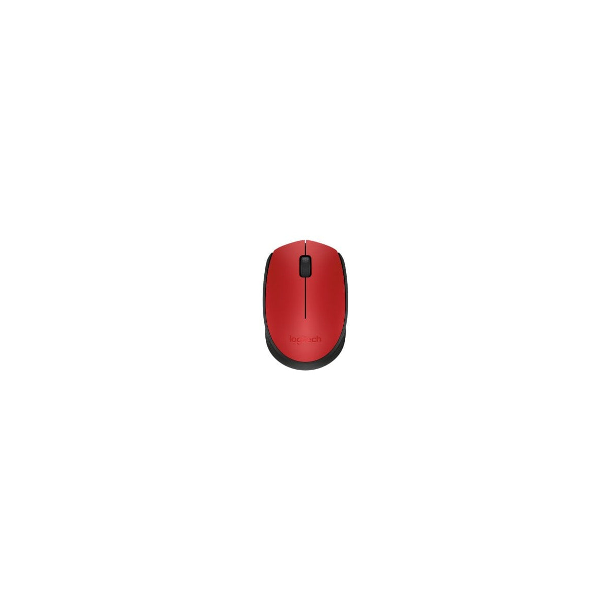 Ratón Logitech M171 inalámbrico rojo, vista 2