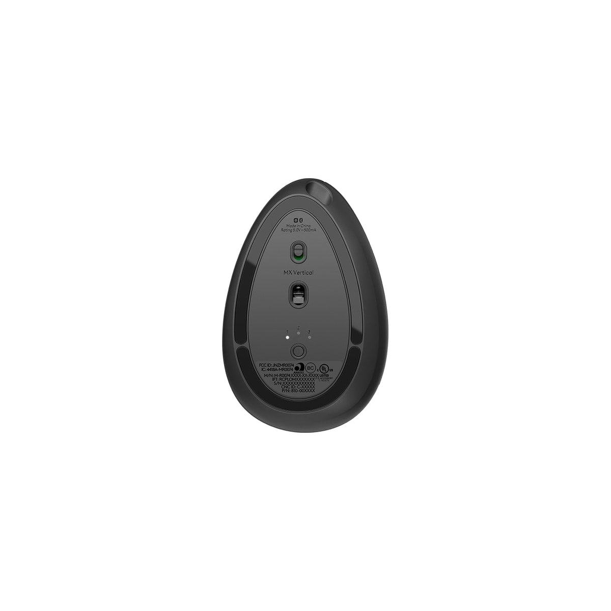 Ratón Logitech MX Vertical inalámbrico grafito, vista 2