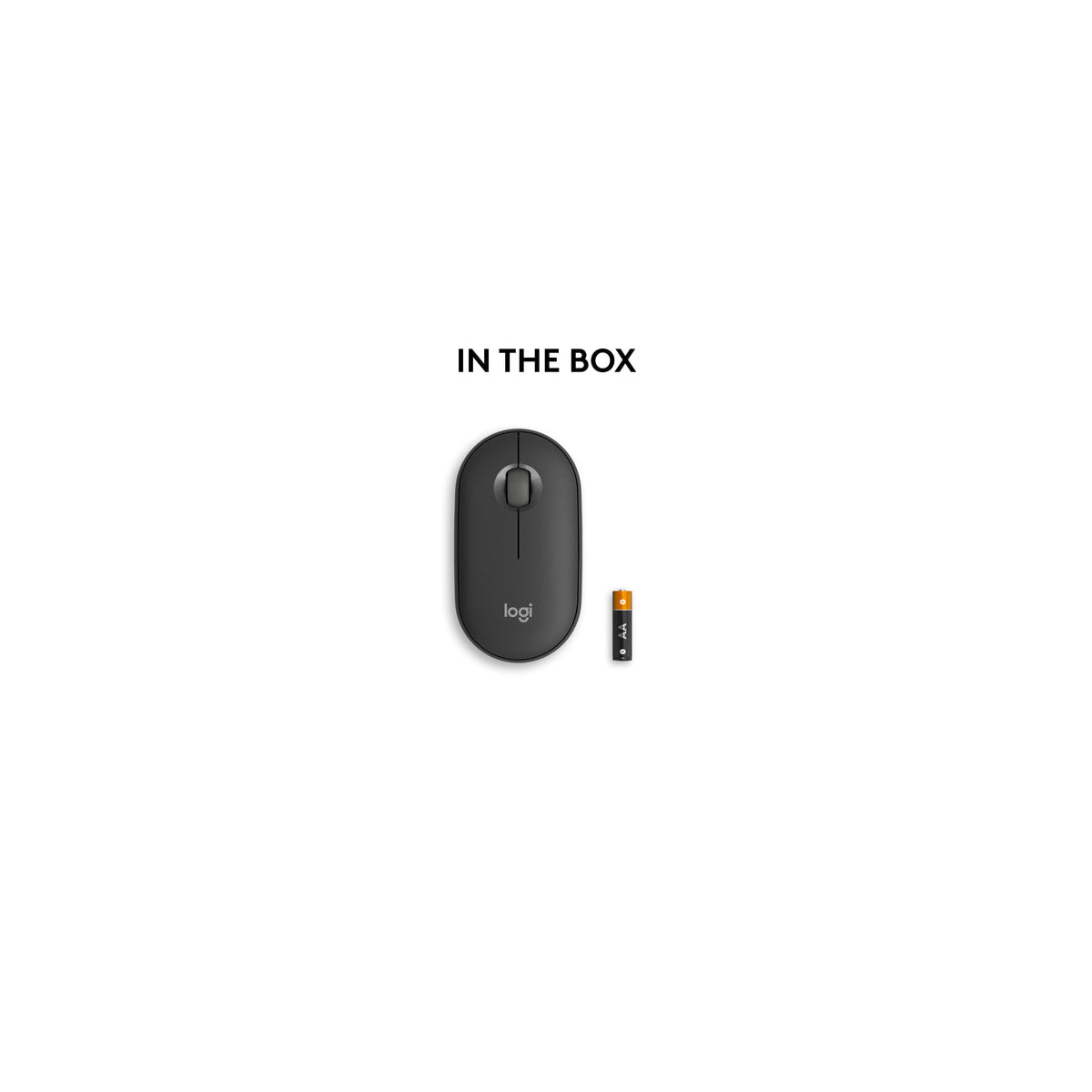 Ratón Logitech Pebble Mouse 2 M350S inalámbrico grafito, vista 12