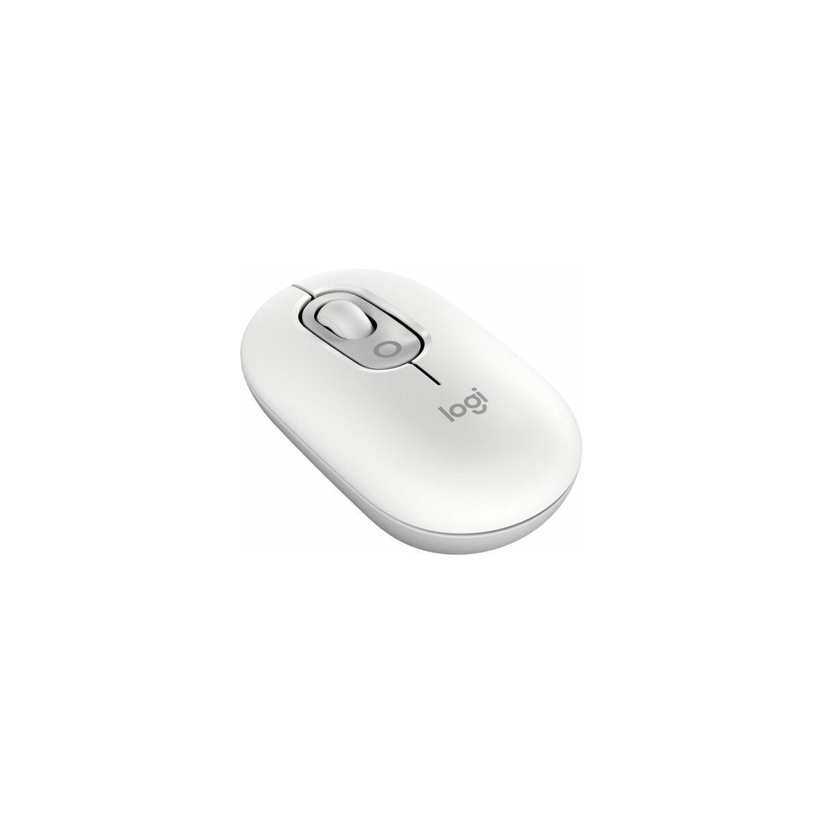 Ratón Logitech POP Mouse inalámbrico blanco roto, vista 2