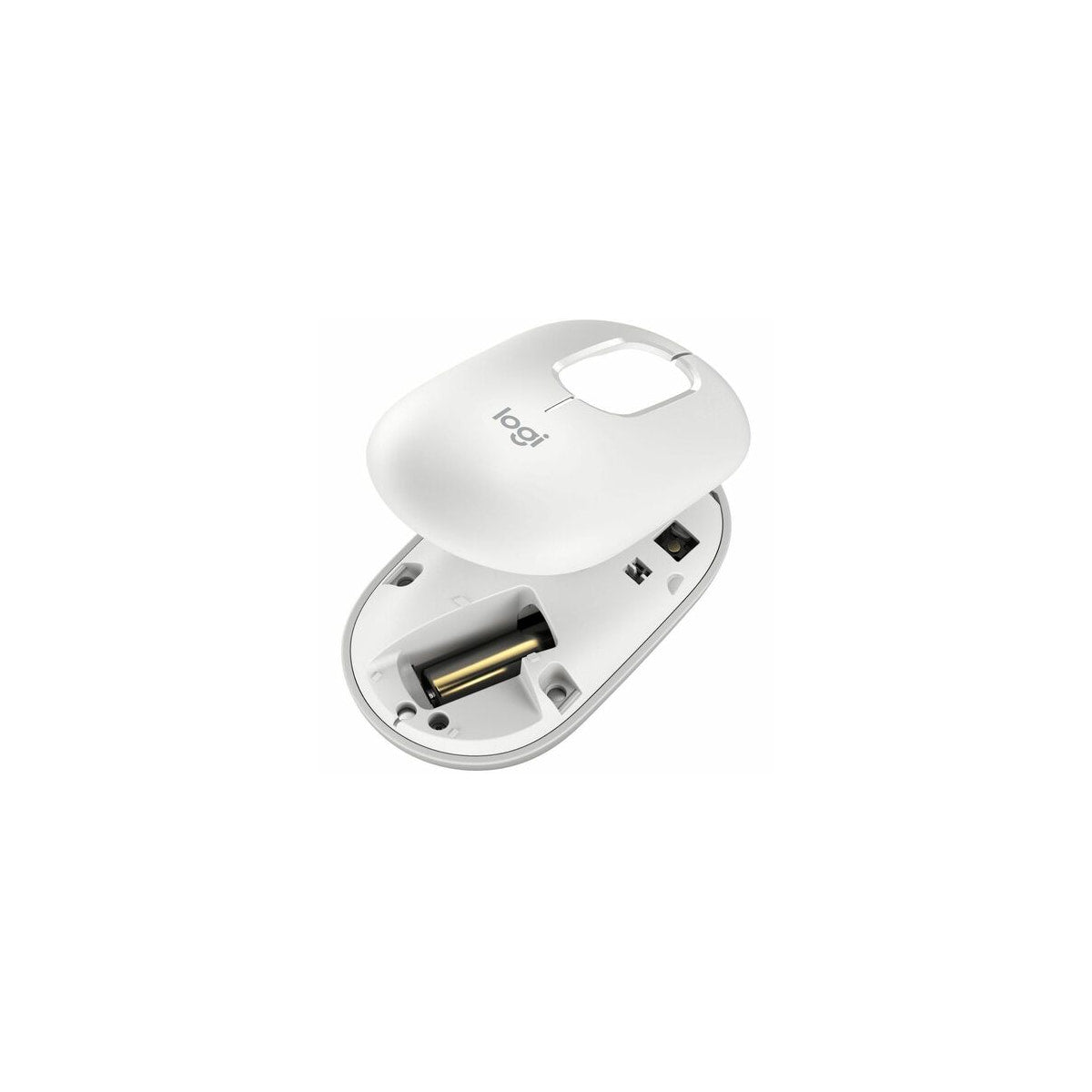 Ratón Logitech POP Mouse inalámbrico blanco roto, vista 7