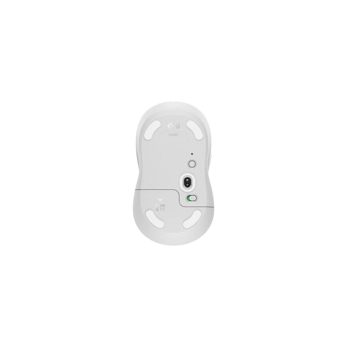 Ratón Logitech Signature M650 para diestros talla M blanco roto, vista 6