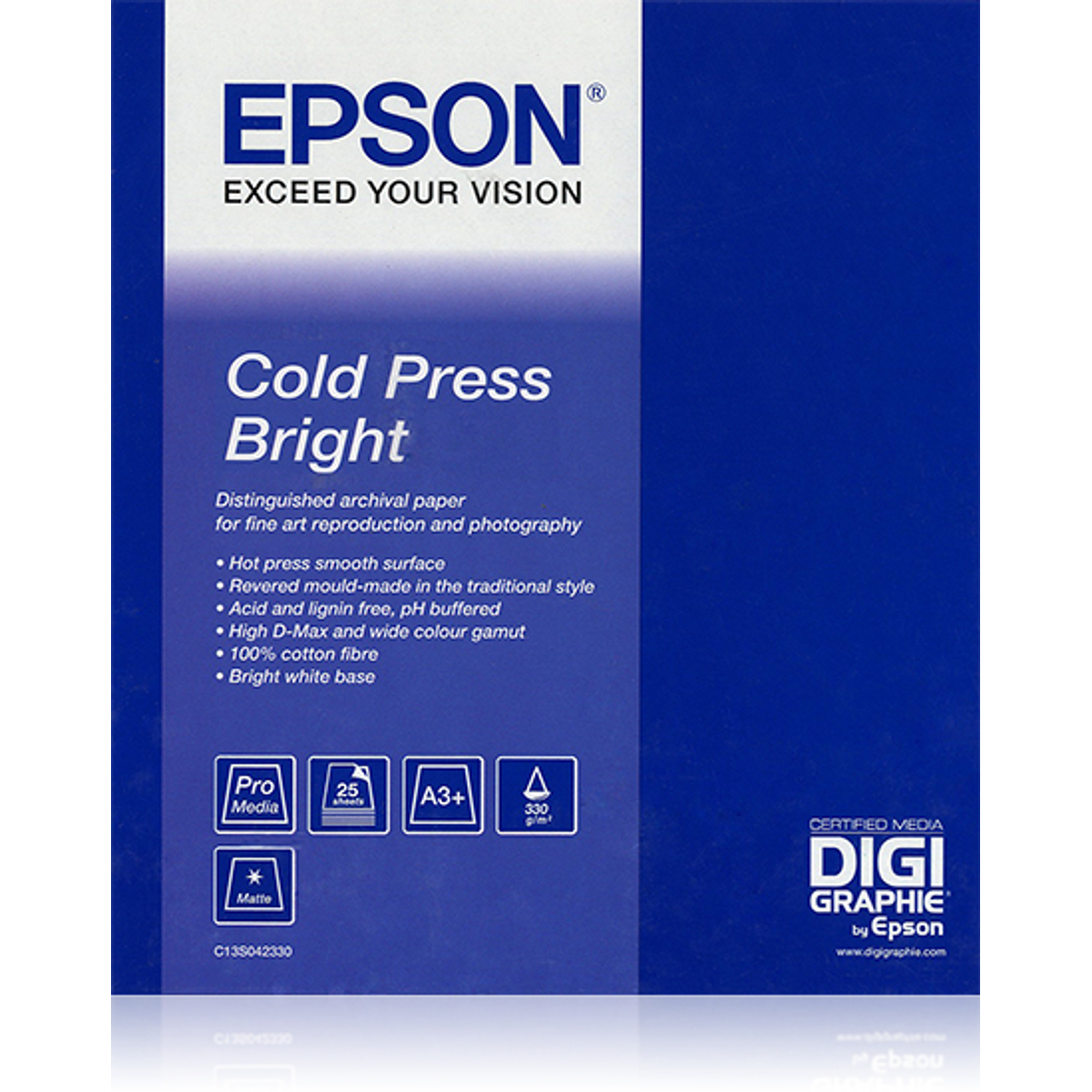 Rollo Papel artístico Epson 60" 15 m 305 g/m² Mate