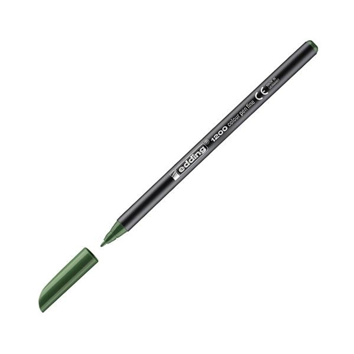 Rotulador Edding 1200 - Punta 1 Mm - Color Verde Oliva