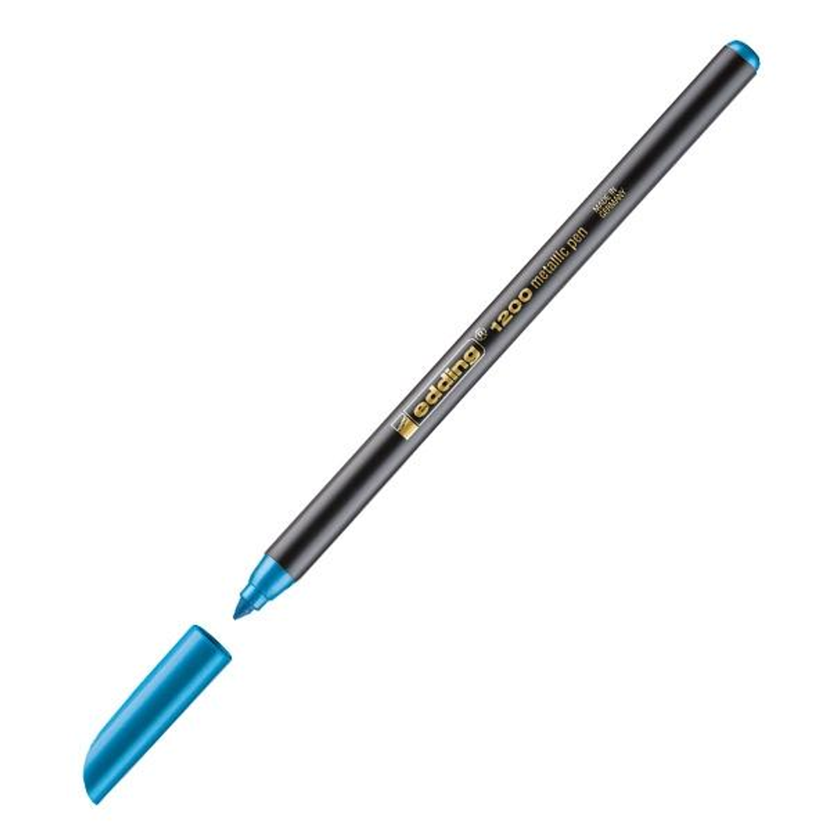Rotulador Edding 1200 Metallic Trazo 1-3mm Azul Metálico