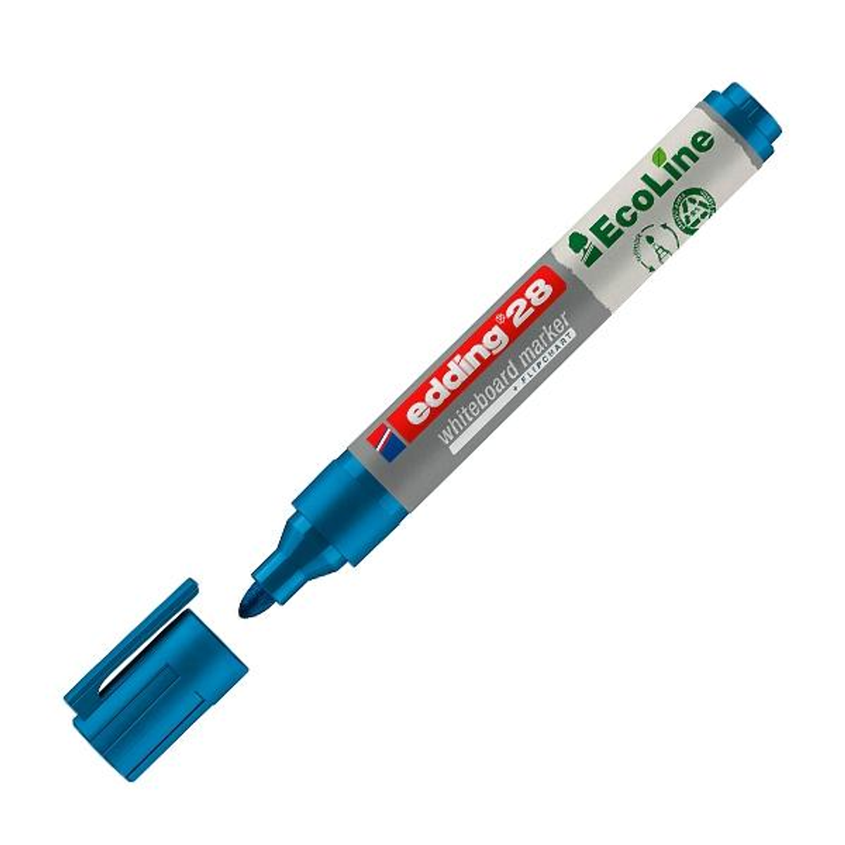 Rotulador Edding Marcador para Pizarra Blanca Ecoline 28 Punta Redonda 1,5-3mm Azul