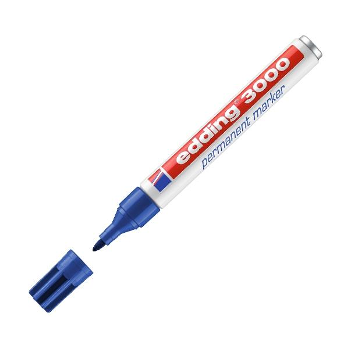 Rotulador Edding Marcador Permanente 3000 Punta Conica Trazo 1,5-3mm Azul