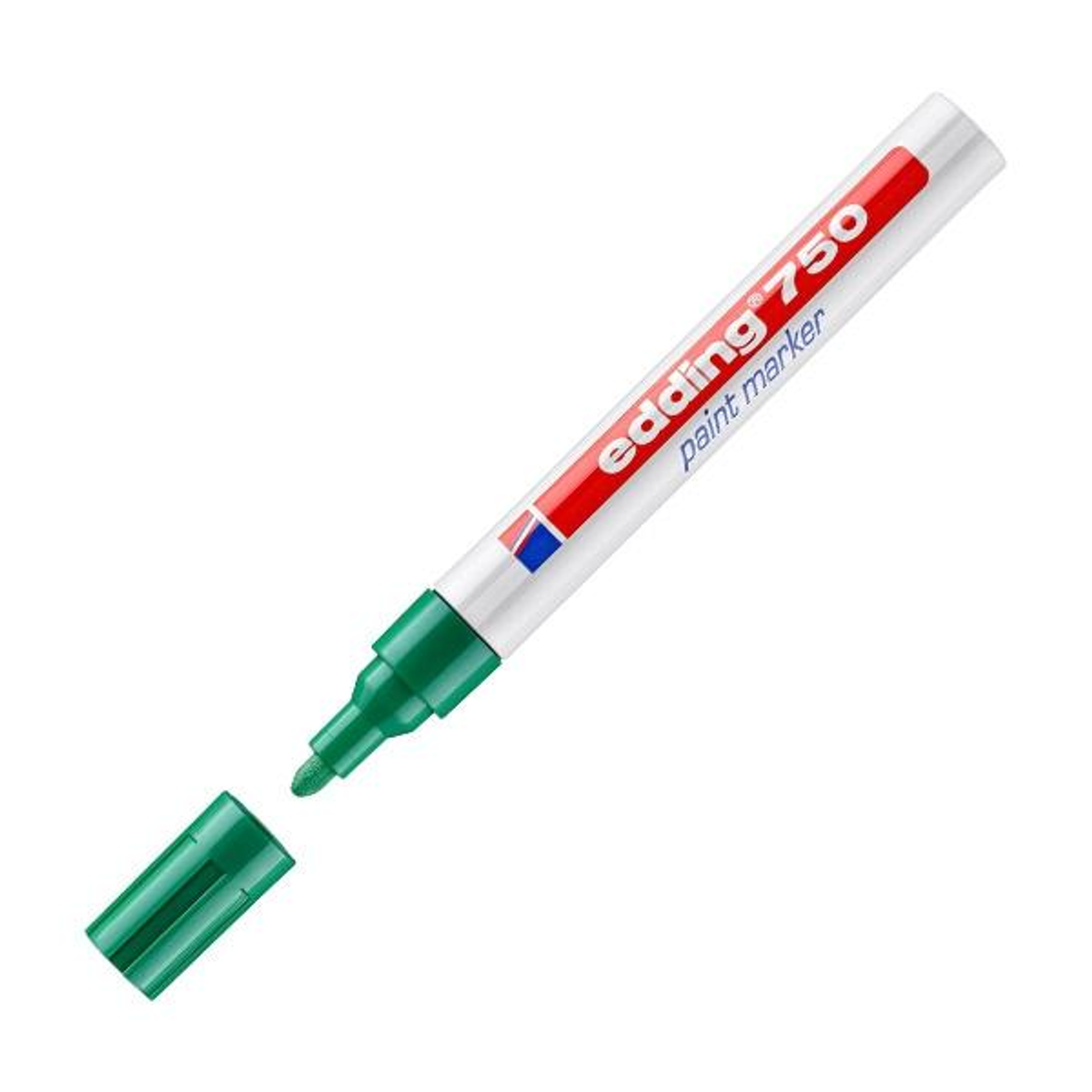 Rotulador Edding Marcador Permanente 750 Tinta Opaca Punta Conica Trazo 2-4mm Verde