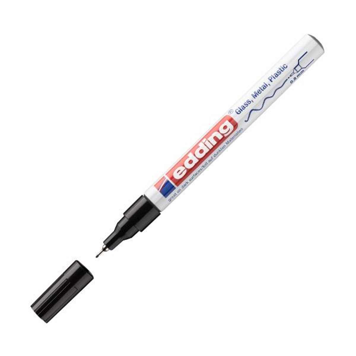 Rotulador Edding Marcador Permanente 780 Trazo 0,8mm Negro