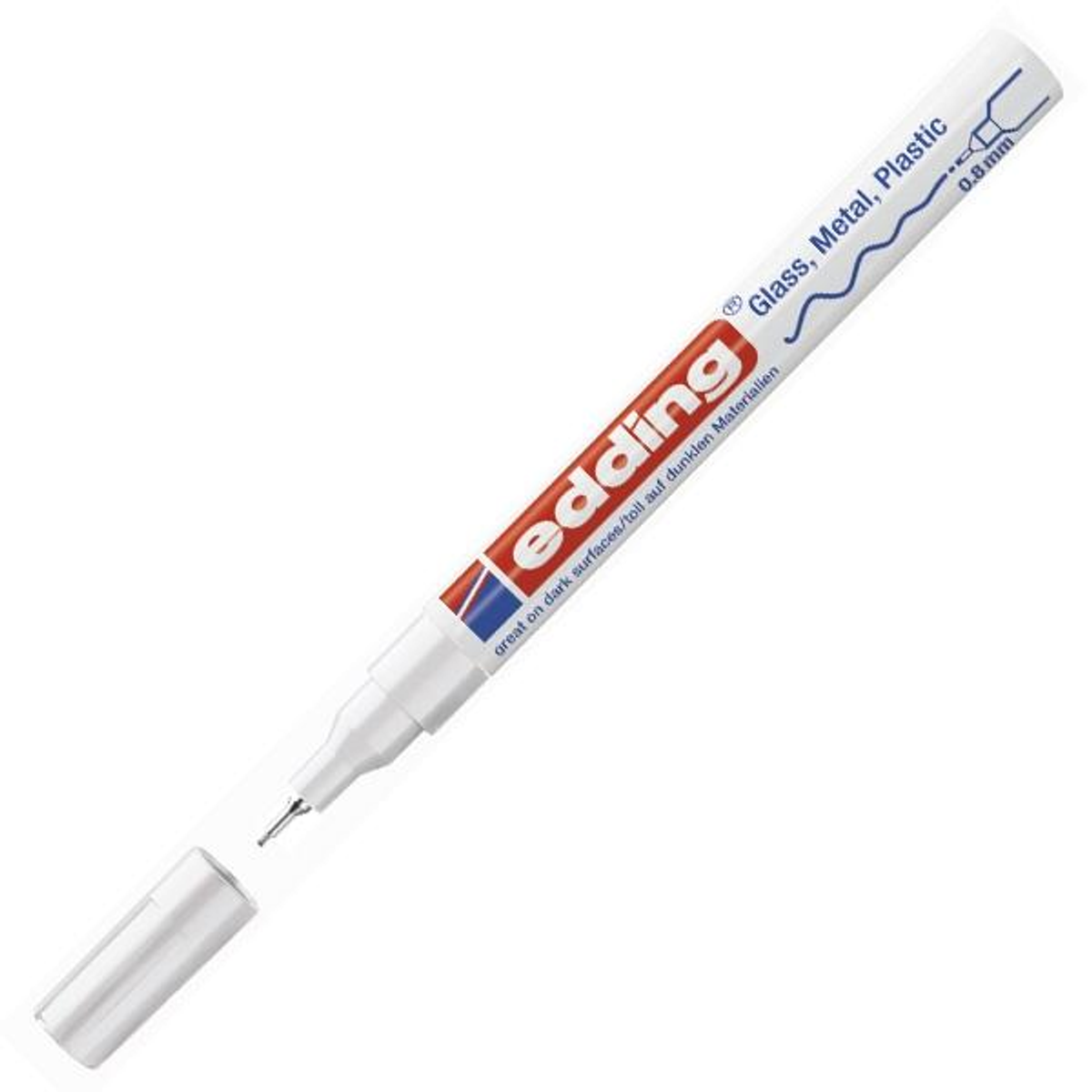Rotulador Edding Marcador Permanente 780 Trazo 0,8mm Blanco