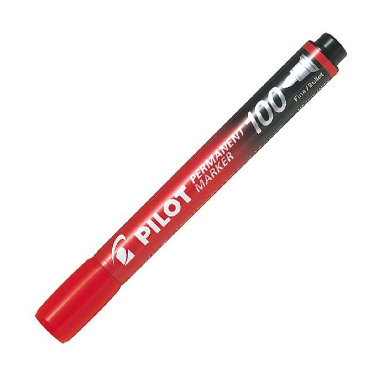 Rotulador Pilot Marcador Permanente SCA-100 Punta Conica Trazo 1mm Rojo