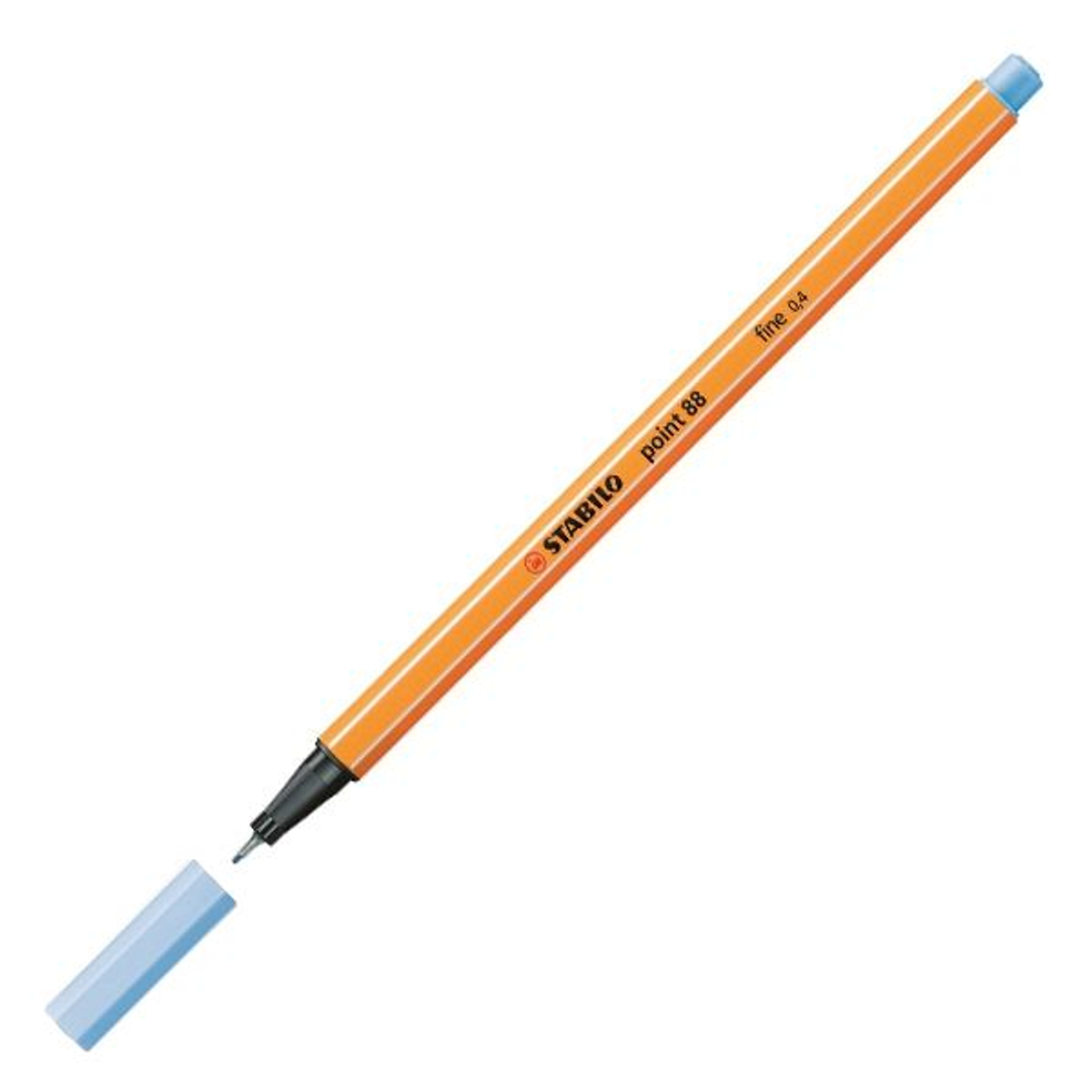 Rotulador Stabilo Point 88 Punta Fieltro Fina Trazo 0,4mm Azul Hielo