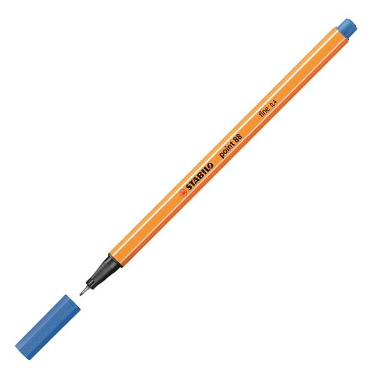 Rotulador Stabilo Point 88 Punta Fieltro Fina Trazo 0,4mm Azul Ultramar