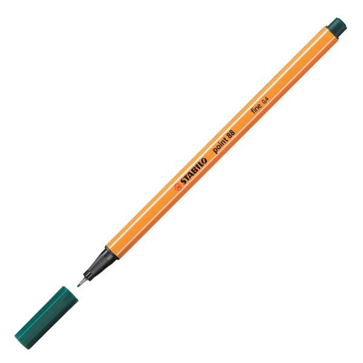 Rotulador Stabilo Point 88 Punta Fieltro Fina Trazo 0,4mm Verde Azulado