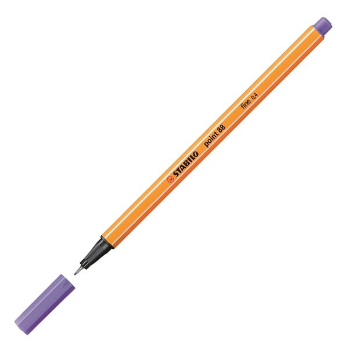 Rotulador Stabilo Point 88 Punta Fieltro Fina Trazo 0,4mm Lila Claro