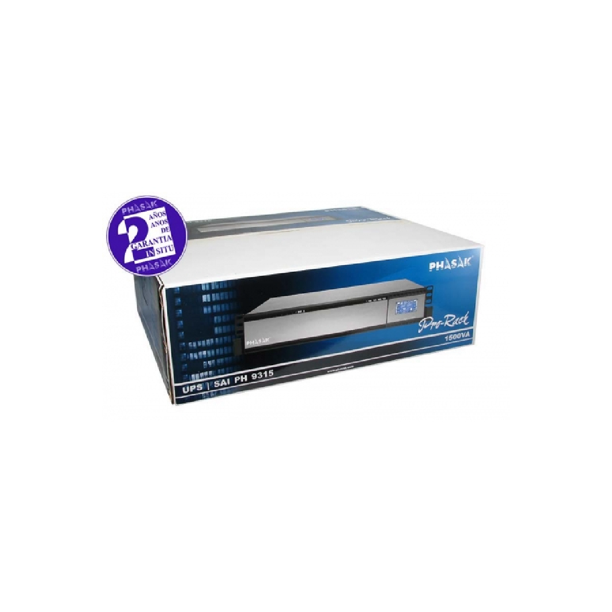 SAI PHASAK Online Rack 1500VA 1200W online - vista 3